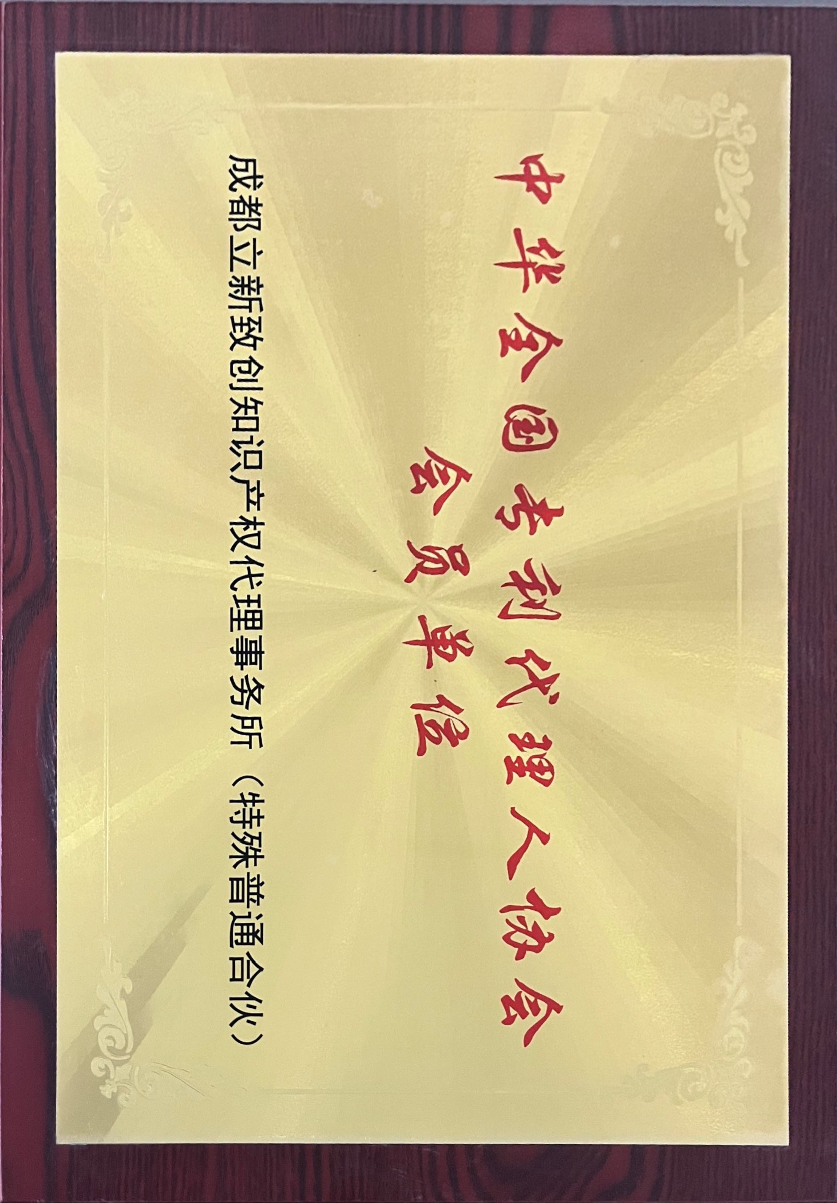 中华全国专利会员单位